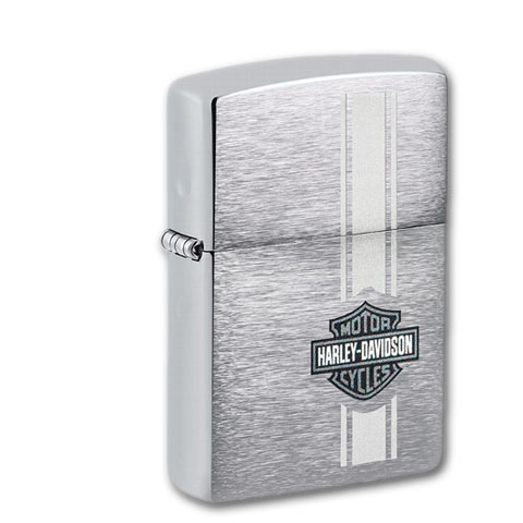 zippos-zippo-chrom-gebuerstet-harley-davidson-logo-653-36904-n01 Zippo Chrom gebürstet Harley Davidson Logo