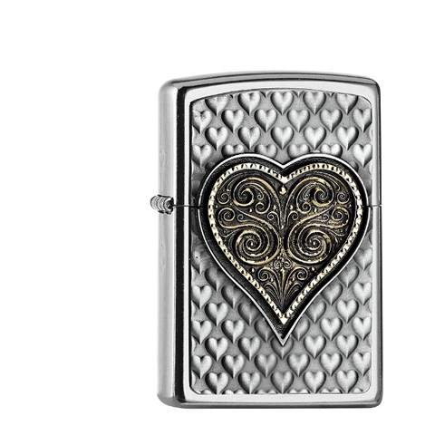 Zippo Street Chrom Herz Emblem 3D