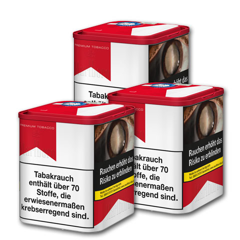 Marlboro Premium Tobacco Red, 3x70g Dose
