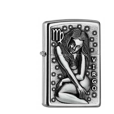 Zippo Street Chrom Virgo-Jungfrau
