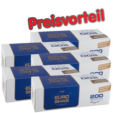 92052_euro_shag_bright_huelsen_buendel_5 5 x Euro Shag Bright Hülsen, 200er