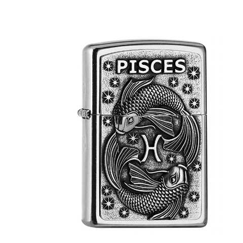 Zippo Street Chrom Pisces-Fische