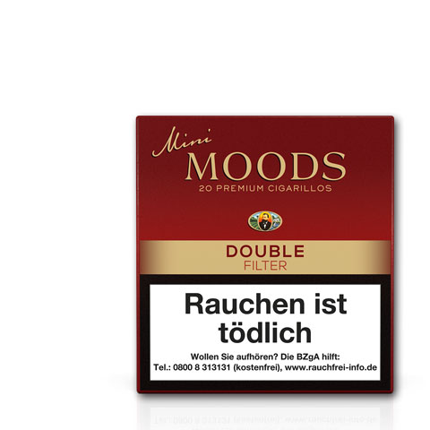 Dannemann Moods Mini Double Filter, 20er