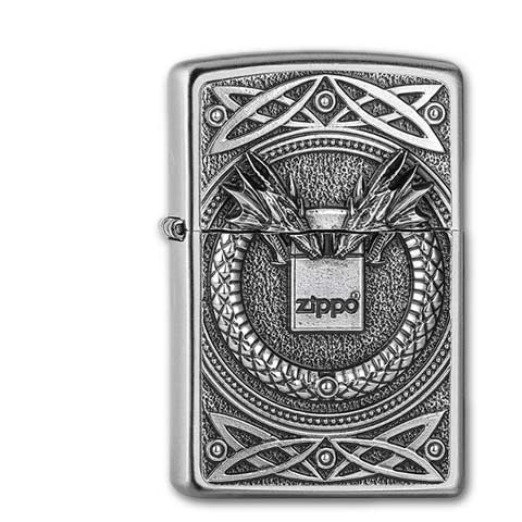zippos-zippo-chrom-satiniert-dragons-with-zippo-653-36944-n01 Zippo Chrom satiniert Dragons with Zippo