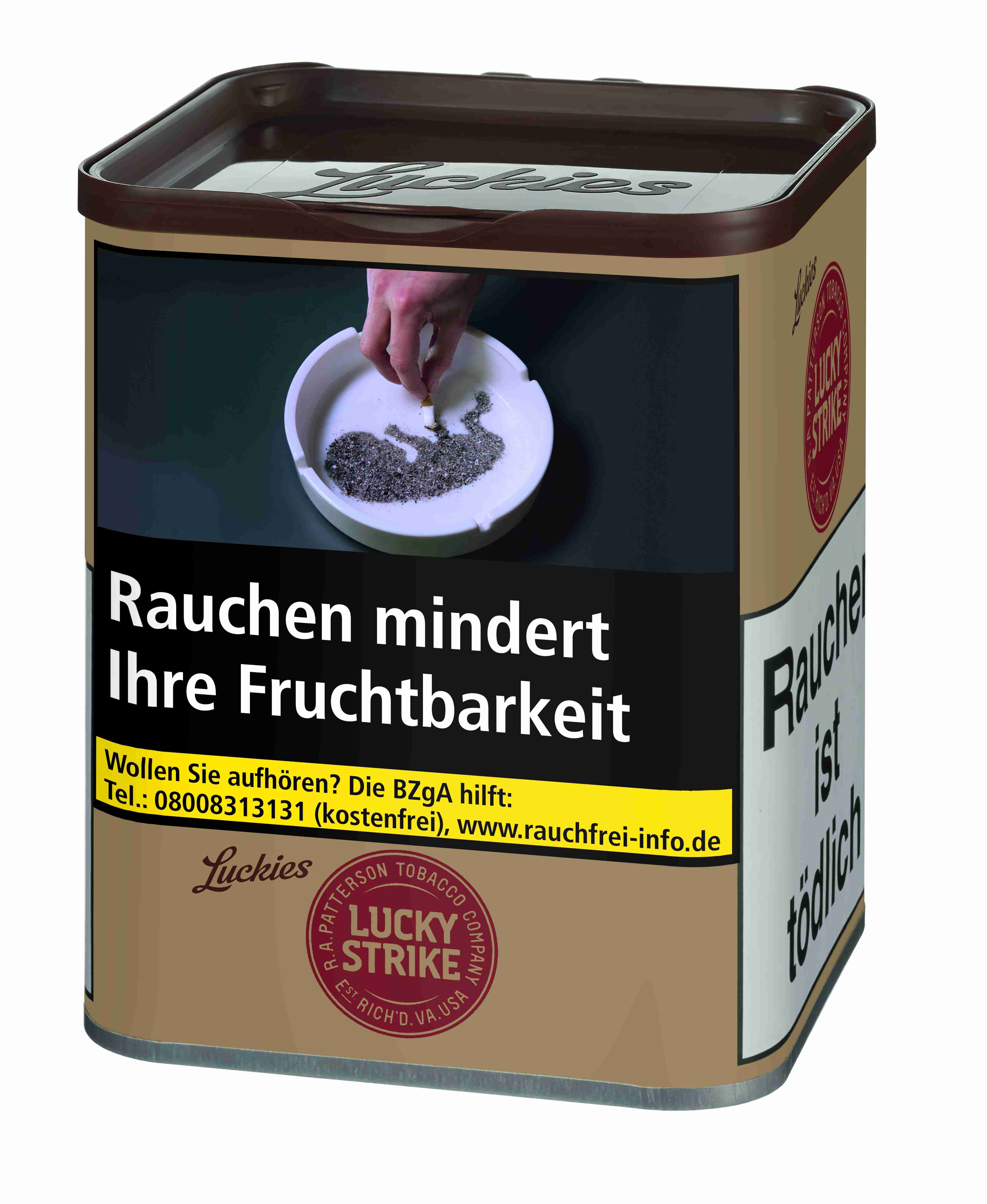 93336_lucky_strike_straight_red_65g Lucky Strike Origins USA Red Volume Tobacco, 61g