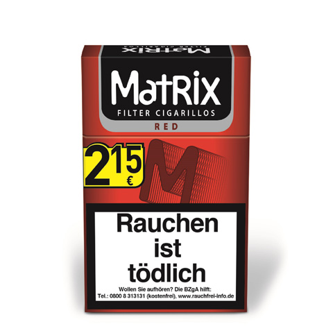 Matrix Red Filterzigarillos