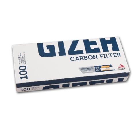 Gizeh Silver Tip Carbon Filterhülsen, 100er