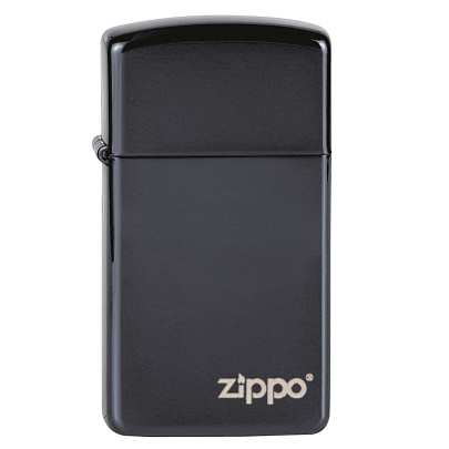 Zippo Slim Ebony Zippo Logo