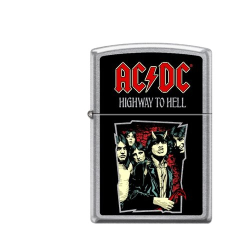 Zippo Street Chrom AC-DC Highway to Hell