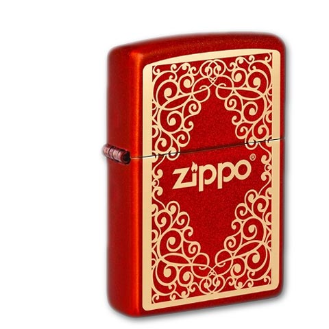 zippos-zippo-red-metallic-ornamental-design-653-36997-n01 Zippo Red Metallic Ornamental Design