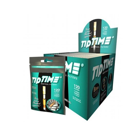 tabakzubehoer-eindrehfilter-tip-time-menthol-filter-cigarre24-430-32547-n01 Tip Time Menthol-Filter