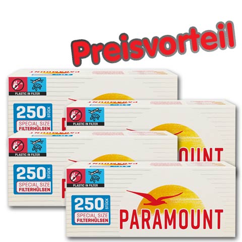 38070-paramount-huelsen-buendel-4 4 x Paramount Hülsen, 250er