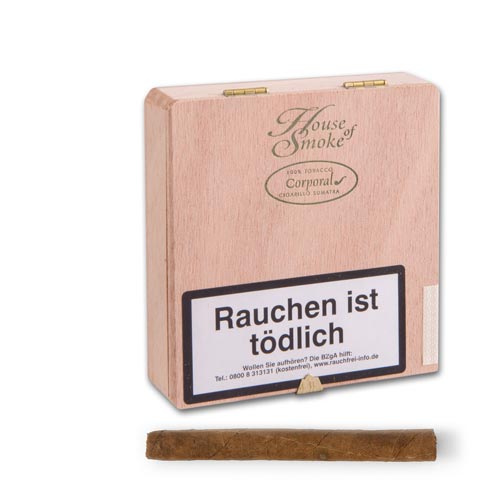 61682_house_of_smoke_corporal_sumatra House of Smoke Corporal Sumatra Cigarillo, 18er