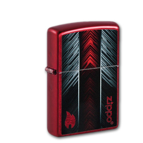 zippos-zippo-candy-apple-red-and-gray-zippo-653-36994-n01 Zippo Candy Apple Red and Gray Zippo