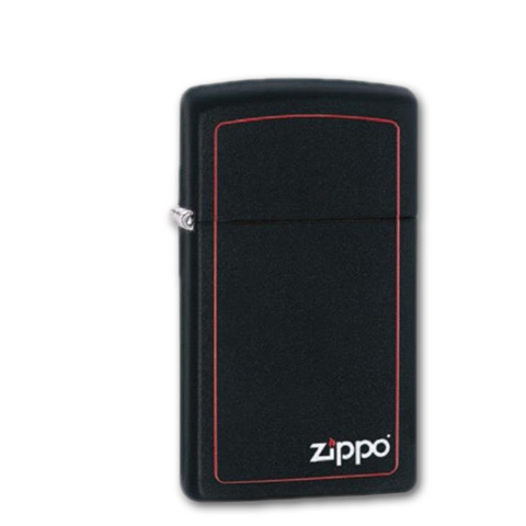 zippos-zippo-slim-schwarz-matt-zippo-logo-653-36980-n01 Zippo Slim Schwarz matt Zippo Logo