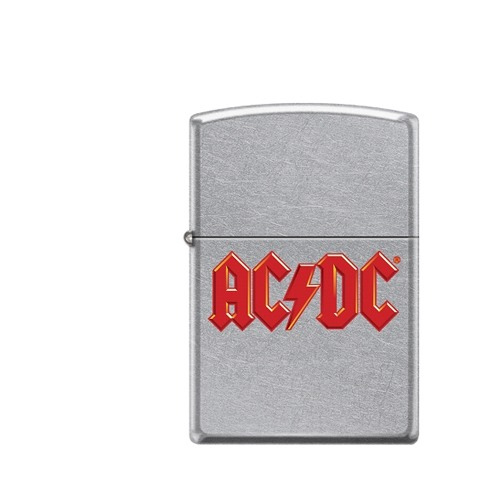 Zippo Street Chrom AC-DC Logo