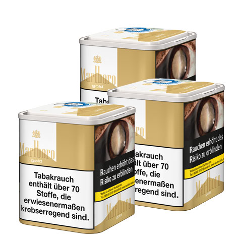 Marlboro Premium Tobacco Gold, 3x70g Dose