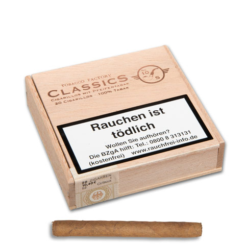 Tobacco Factory Classics No. 10 Sumatra mit Pfeifentabak, 20er