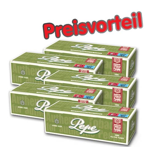 90352_pepe_huelsen_buendel_5 5 x Pepe Filterhülsen, 200er