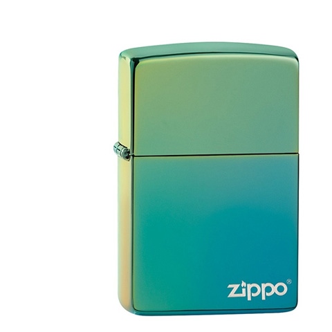 Zippo Teal poliert Zippo Logo