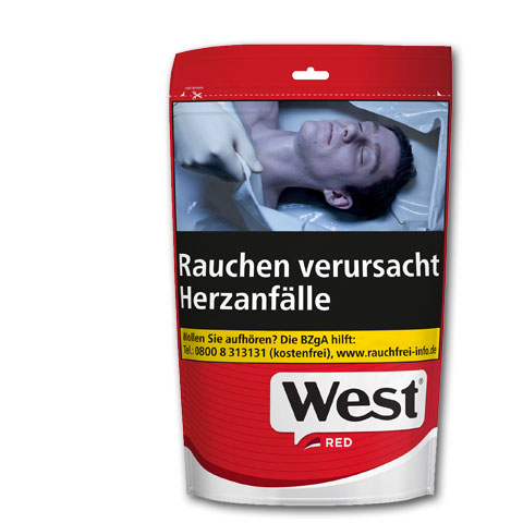 feinschnitt-west-red-volume-tobacco-zip-beutel-xx210xx-cigarre24-310-32789-n01 West Red Volume Tobacco Zip-Beutel, 195g