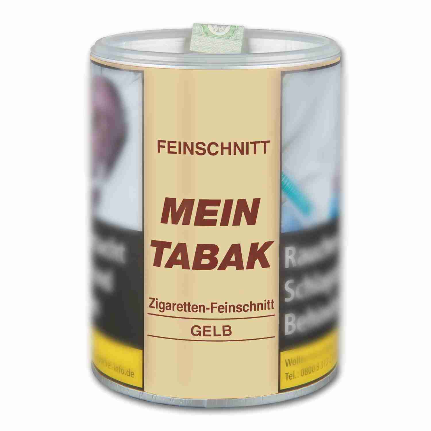 94665_mein_tabak_zigaretten_feinschnitt_gelb Mein Tabak Zigaretten Feinschnitt Gelb, 180g