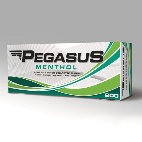 Pegasus Menthol Filterhülsen, 200er