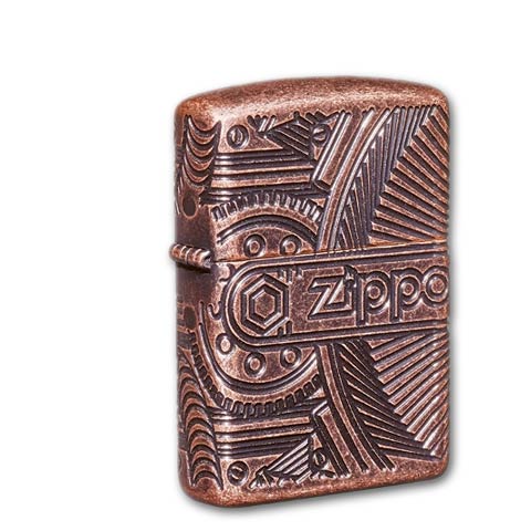 zippos-zippo-kupfer-antik-gear-multi-cut-653-36883-n01 Zippo Kupfer Antik Gear Multi Cut