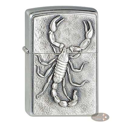Zippo Street Chrom Emblem Scorpion