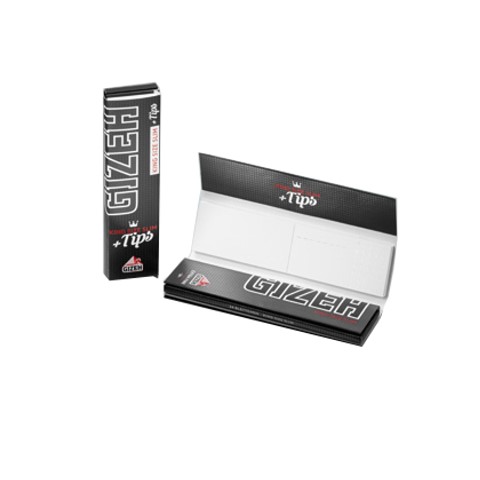 97039_1 Gizeh Black King Size Slim Zigarettenpapier + Tips