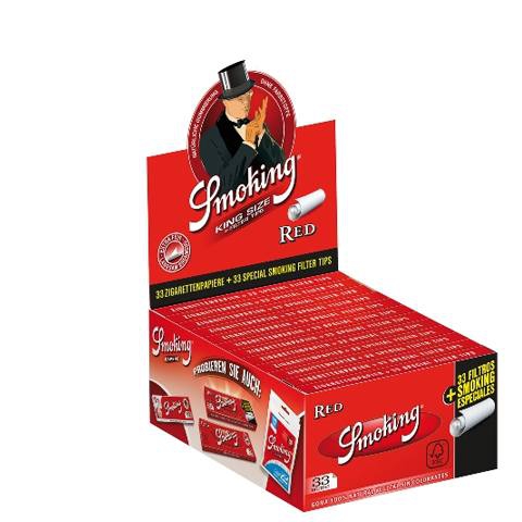 tabakzubehoer-zigarettenpapier-smoking-king-size-red-filter-tips-cigarre24-420-93898-n01 Smoking King Size Red + Tips