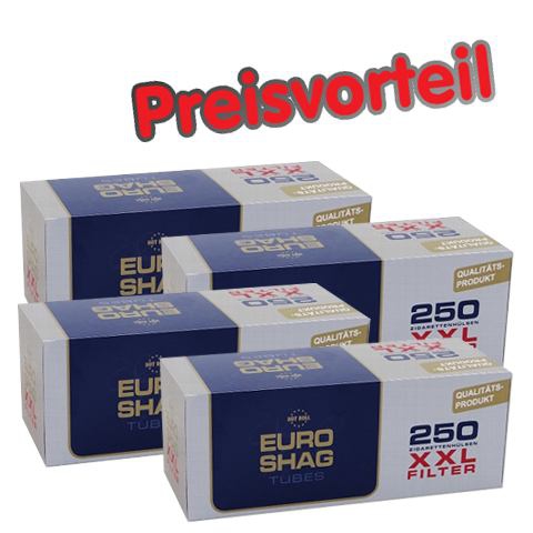92022_euro_shag_xxl_huelsen_buendel_4 4 x Euro Shag XXL Hülsen, 250er