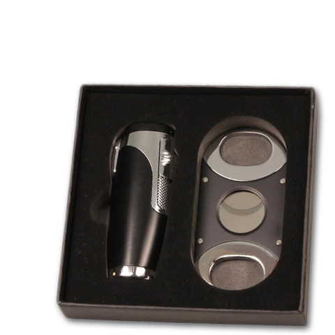 feuerzeuge-sky-zigarrenfeuerzeug-jet-3-fach-schwarz-chrom-mit-cutter-im-geschenkset-652-35728-n01