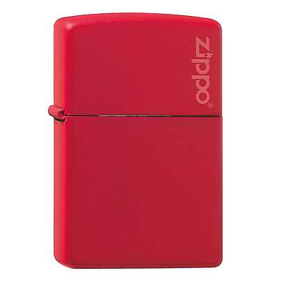 Zippo Rot matt mit Zippo Logo