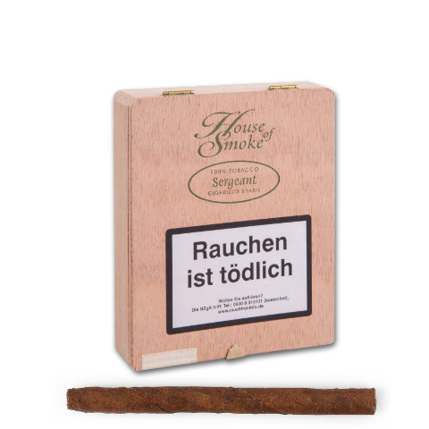 61672_house_of_smoke_sergeant_brasil House of Smoke Sergeant Brasil Zigarillos, 20er