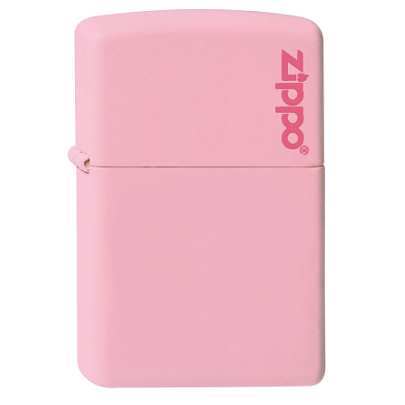 Zippo Pink matt Zippo Logo