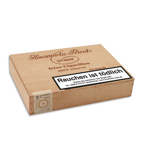 76942_hausmarke_sumatra_kleinlagel Hausmarke Sumatra 400 Zigarillos, 50er