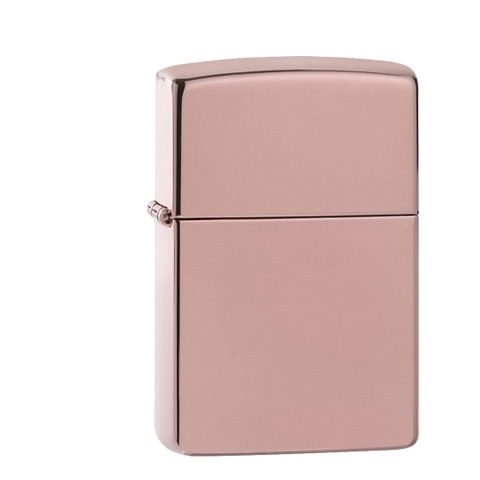 Zippo Roségold poliert