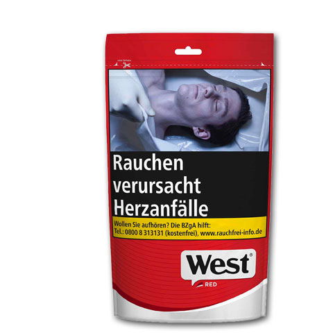 feinschnitt-west-red-volume-tobacco-zip-beutel-xx200xx-cigarre24-310-85994-n01 West Red Volume Tobacco Zip-Beutel, 90g