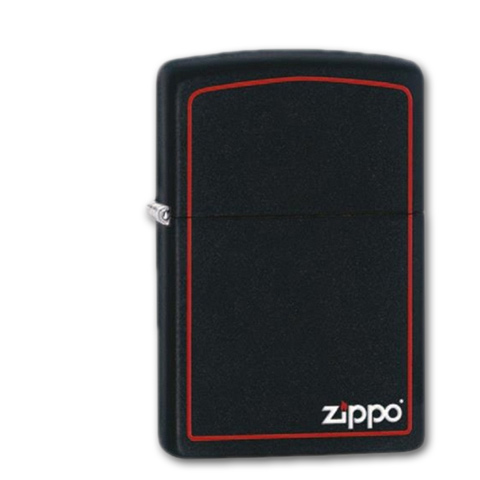 zippos-zippo-schwarz-matt-zippo-logo-border-653-36978-n01 Zippo Schwarz matt Zippo Logo Border