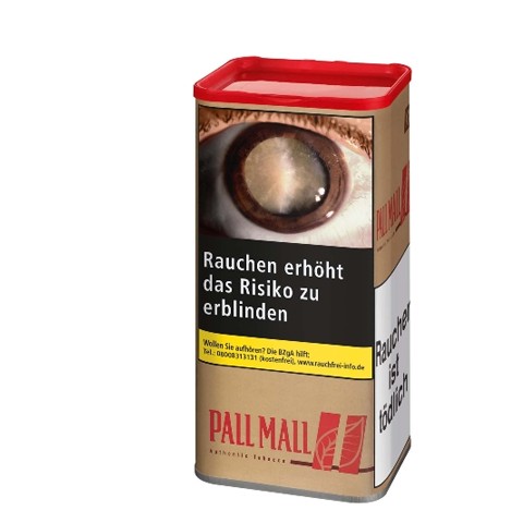 95904_pall_mall_red_ohne_aromazusaetze_120g Pall Mall Authentic Tobacco Red XXL, 75g