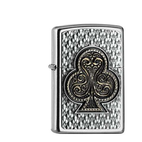 Zippo Street Chrom Kreuz Emblem 3D
