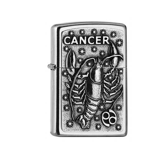 Zippo Street Chrom Cancer-Krebs