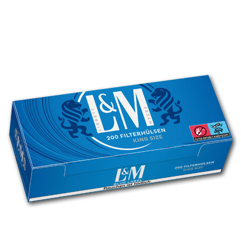 L&M Blue Label Hülsen, 200er