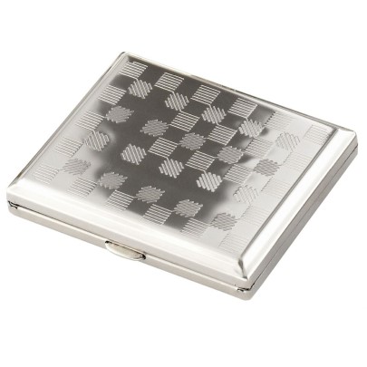 metallzigarettenetui_18er_quadrate_chrom_-_20554_1_1 Zigaretten-Etui Chrom mit Quadrat-Dekor, 18er