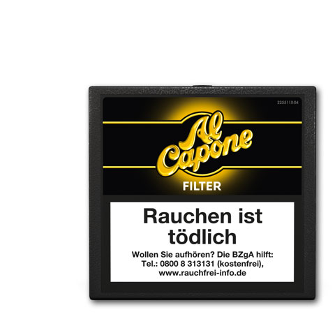 80092_al_capone_filter_cognac Al Capone Cigarillos Filter, 10er