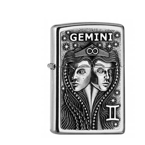Zippo Street Chrom Gemini-Zwilling