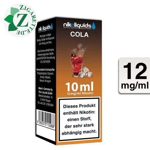 Nikoliquids E-Liquid Cola 12mg Nikotin