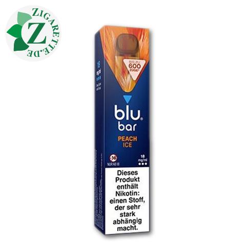 E-Zigarette blu bar Peach Ice 18mg Nikotin