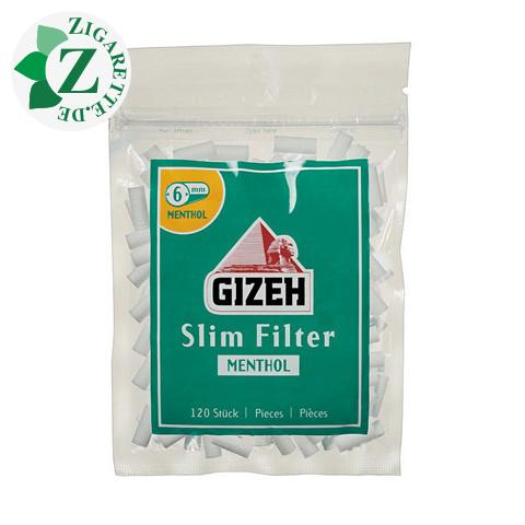 Gizeh Slim Filter Menthol Einzelpackung